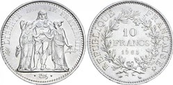 10 Francs HERCULE - 1965