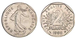 2 Francs SEMEUSE - 1998