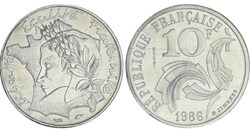 10 Francs JIMENEZ - 1986
