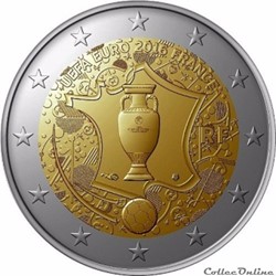 France 2016 - 2 euro commémorative UEFA 2016