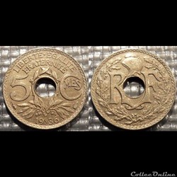 Cc 5 centimes EM Lindauer 1936 17mm 2g