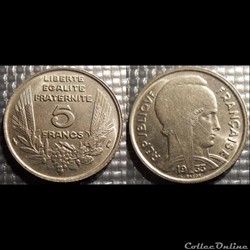Ka 5 francs Bazor 1933