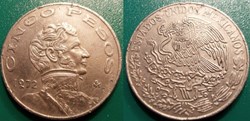 5 Pesos 1972