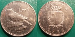 1 Lira 1995