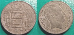 5 Francs 1941 Des Belges