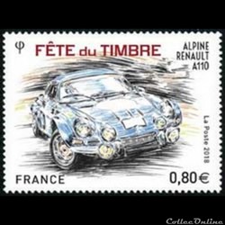 2018 Fête du timbre Alpine Renault A110