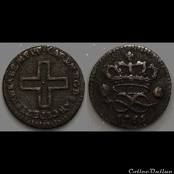 Savoie Charles Emmanuel III 2 Deniers 1765