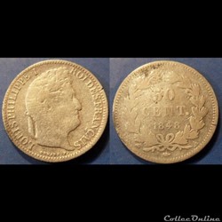 G-Louis Philippe 50 Centimes 1848 A