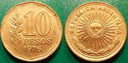 10 Pesos 1976