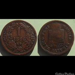 Hongrie 1 Krajczar 1886 KB