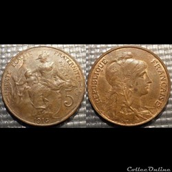 Ca 5 centimes Dupuis 1916* Madrid