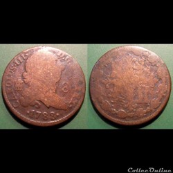 Espagne 8 Maradevis 1788 Aqueduc