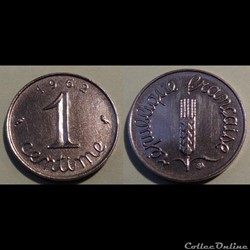 Ab 1centime épi 1962