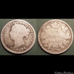 Canada 10 Cents 1899