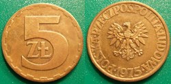 5 Zlotych 1975