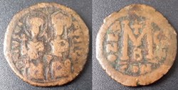 Justin II et Sophie Follis Constantinople
