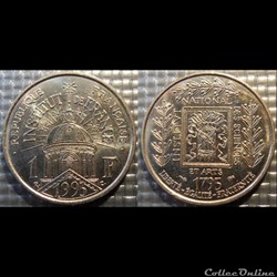 Hk 1 franc Institut 1995 24mm 6g