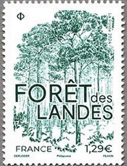 Timbre La Forêt des Landes