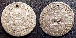 Mexique - 1/2 Réal Philip V 1735