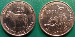 25 cents 1997