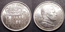 1 Franc 1966 Rainier III