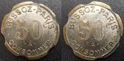 fb- Bussoz - Jeton à consommer 50 C.Paris
