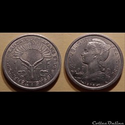 Djibouti - Territoire Français des Afars et des Issas 1 Franc 1975 dauphin