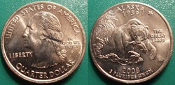 1/4 dollar 2008 P Alaska