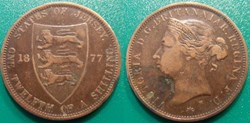 Jersey 1/12 Shilling 1877