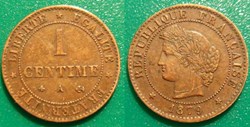 J-Troisième République 1 Centime Céres 1879 A