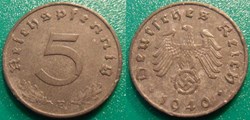5 Reichspfennig 1940