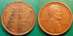 USA 1 Cent 1914