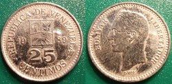 25 Centimos 1989