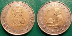 100 Escudos 1990