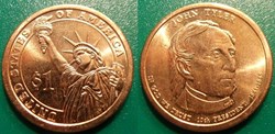1 dollar Presidents: 1841-1845 John Tyler