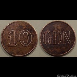 i- Jeton anonyme 10 GDN
