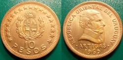 10 Pesos 1965