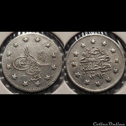 Turquie 1 Piastre 1293-27