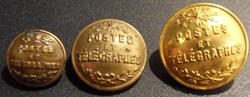 Bouton Postes et Télégraphes