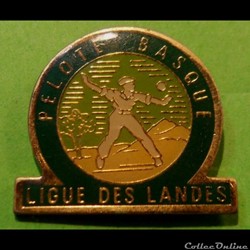 Pin's (40) Ligue des Landes Pelote Basque