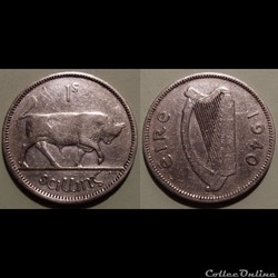 Irlande 1 Shilling 1940