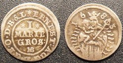Germany - Brunswick - Calenberg - Hannover - 1 Mariengroschen 1683 HB