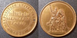 b- Jeton Thiébaut & fils Exposition Universelle 1878