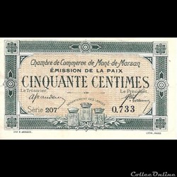 E1 50Cent Chambre de Commerce de Mont de Marsan Emission de la Paix
