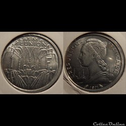 Réunion (Ile de la) 1 Franc République Française 1971