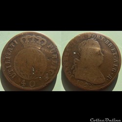 Portugal 40 Reis 1822