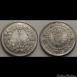 Japon 10 Sen 1908