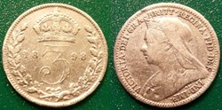 Grande Bretagne 3 Pence 1898