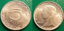 5 Fillér 1960
