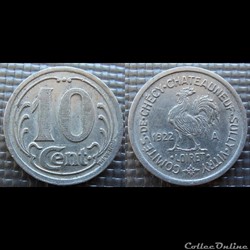 p- MN Checy-Chateauneuf-Sully-Vitry 10 C. 1922 Al Elie:10.2